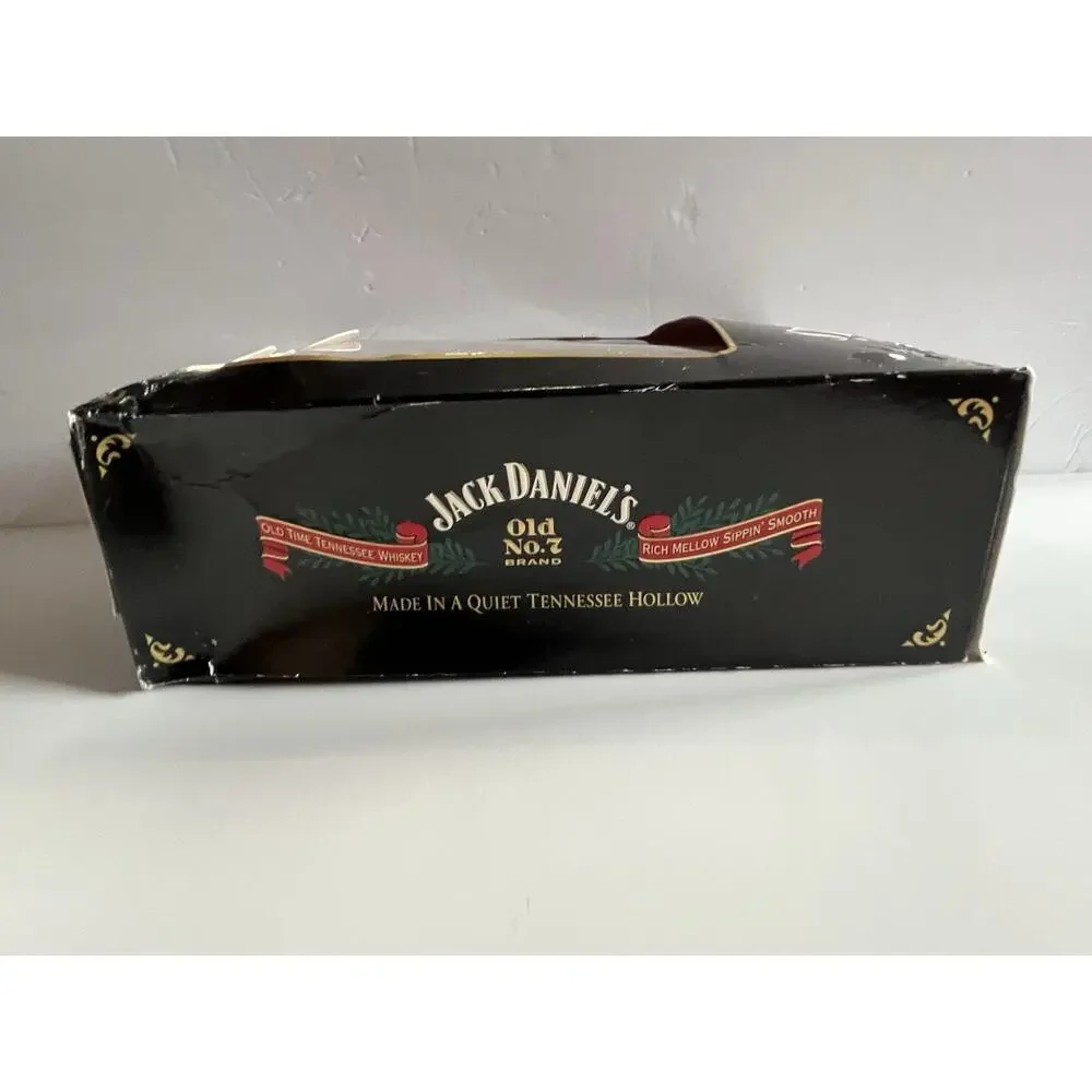 Vintage Jack Daniel’s Old No. 7 Jesse Gamble Signature Glass Set Sealed NOS